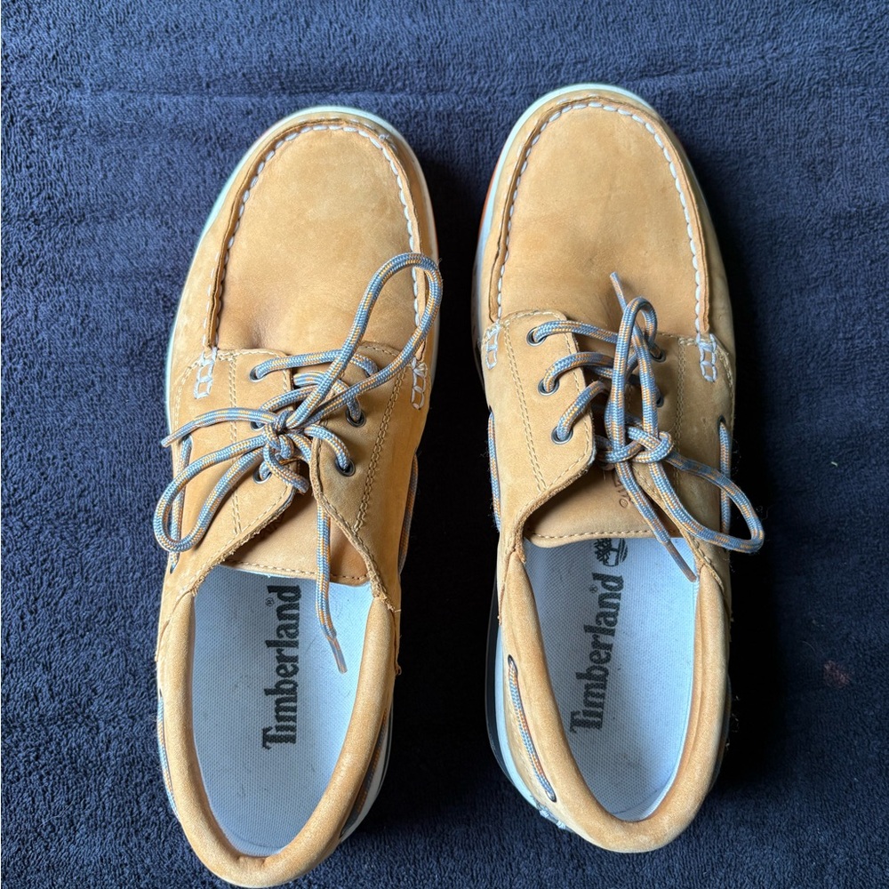 Timberland Men's Tan Boat Shoes - Picture 4 of 8